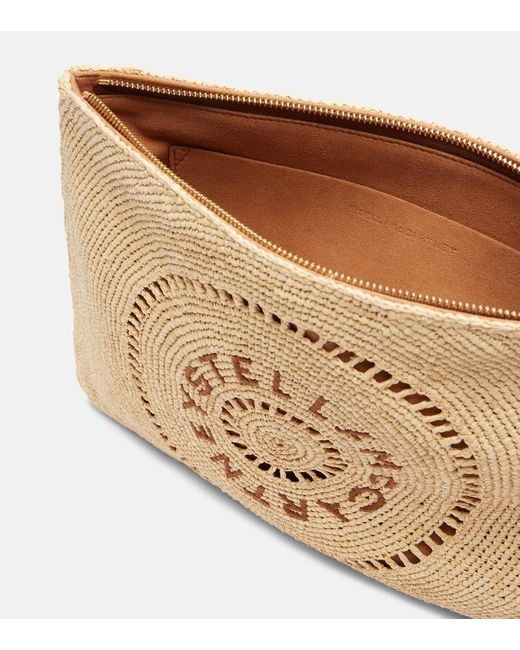 Clutch di Stella McCartney in Metallic