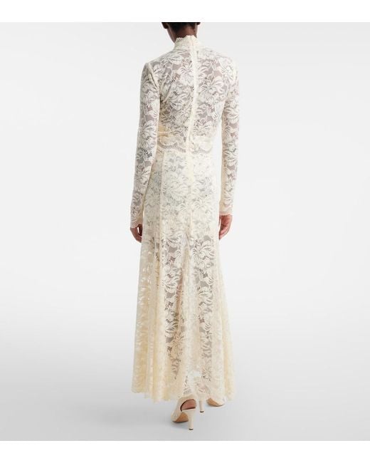 Rabanne White Lace Maxi Dress