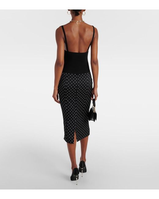 Dolce & Gabbana Black V-Neck Tank Top