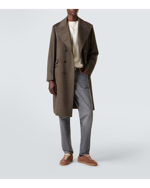 Pullover di Brunello Cucinelli in White da Uomo