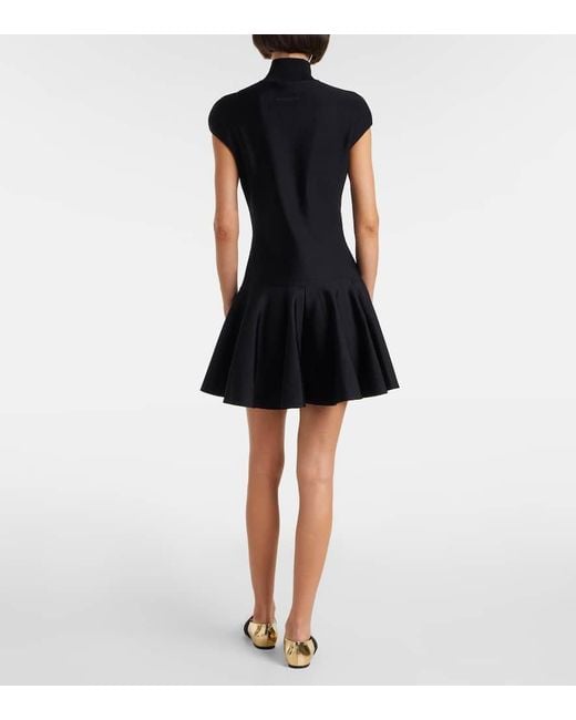 Givenchy Black Flared Mini Dress