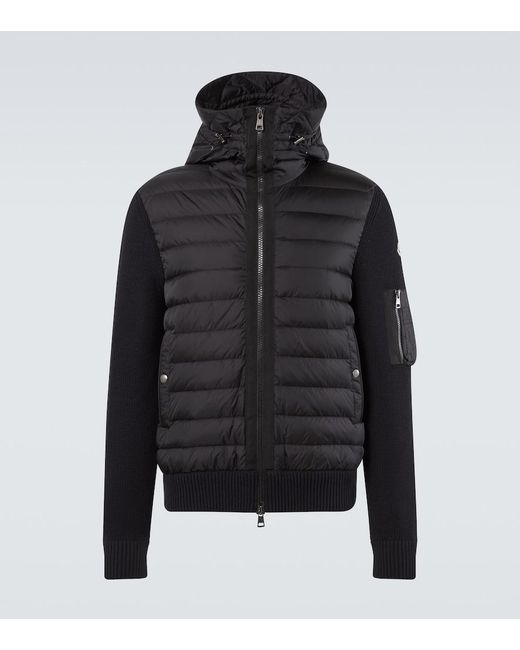 Moncler Black Padded Down Jacket for men