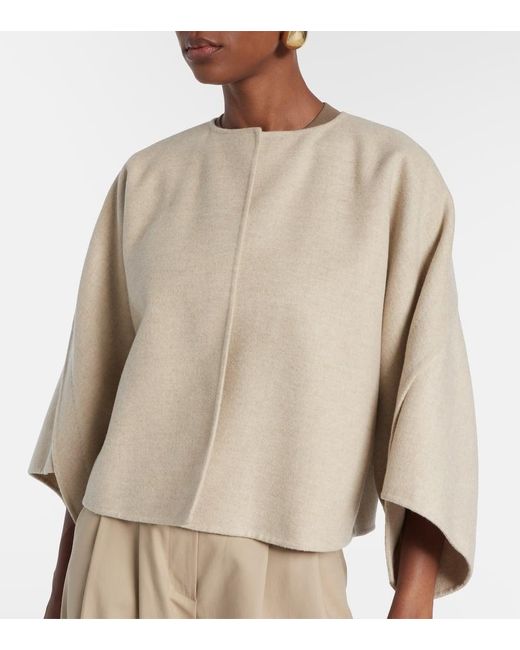 Veste Ovada En Laine Et Cachemire Max Mara en coloris Natural