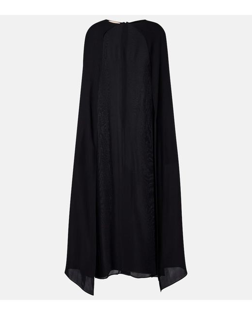 Robe Midi Georgette Plan C en coloris Black