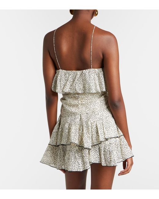 Isabel Marant Metallic Djimia Halterneck Cotton-Blend Top