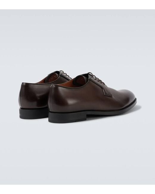 Stringate New Classic di Zegna in Brown da Uomo