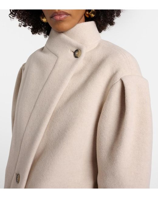 Isabel Marant Natural Wool-Blend Jacket