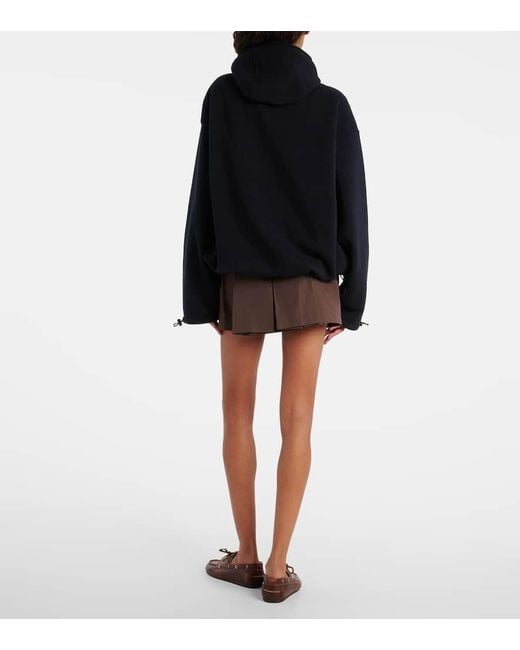 Miu Miu Blue Kapuzenjacke
