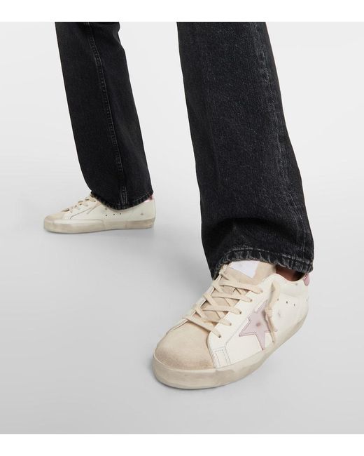 Zapatillas Super-Star de piel Golden Goose Deluxe Brand de color White