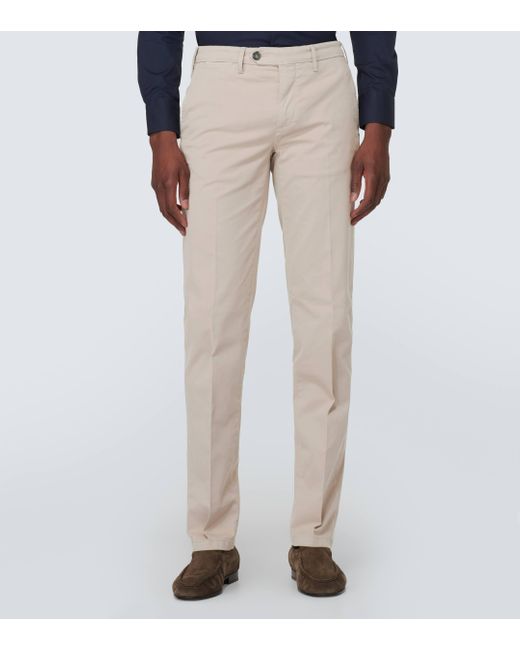 Canali Natural Cotton Twill Chinos for men