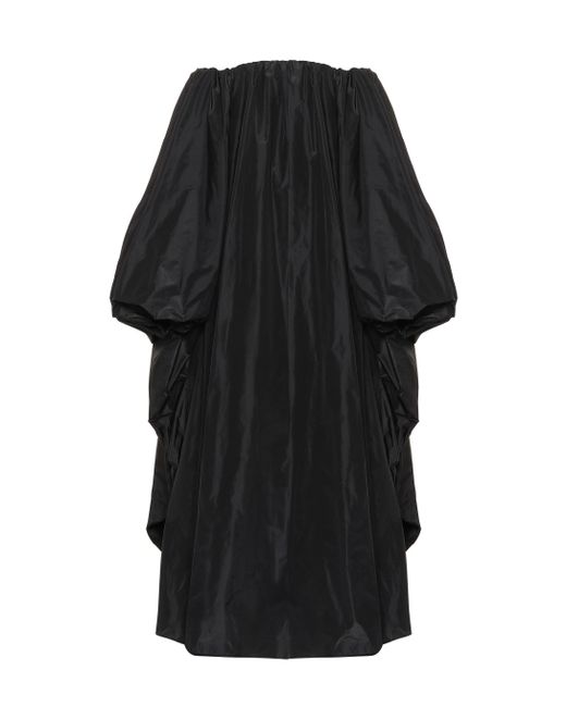 Valentino Black Silk Taffeta Gown