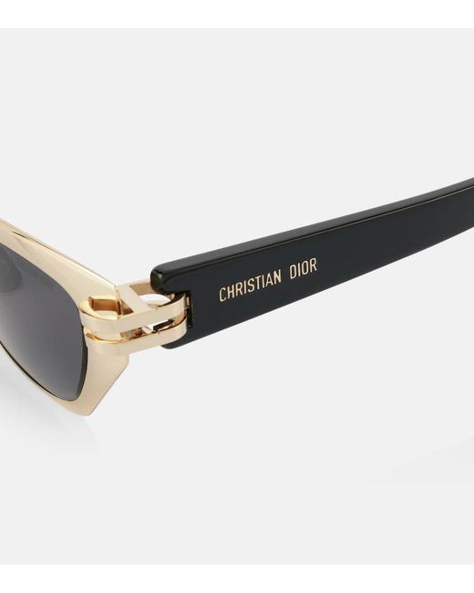 Dior Gray Cdior B3U Cat-Eye Sunglasses