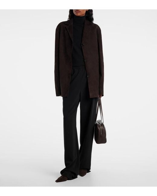 The Row Brown Liisa 40 Suede Ankle Boots