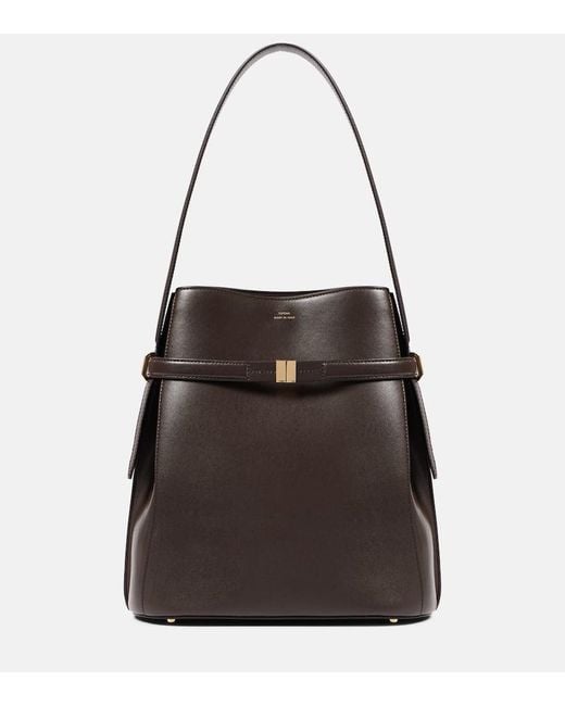 Totême  Black Bucket Bag Aus Leder