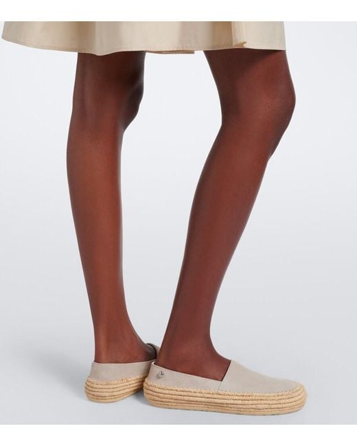 Loewe Natural Paula's Ibiza Rio Suede Espadrilles