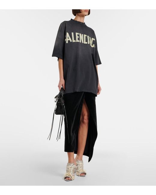 Balenciaga White Stapler Embellished Leather-Trimmed Mules