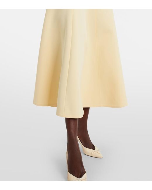 Robe Midi Triangle Jacquemus en coloris Metallic