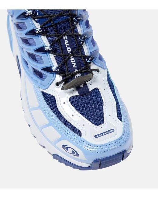 MM6 by Maison Martin Margiela Blue Acs Pro Colorblock Caged Runner Sneakers