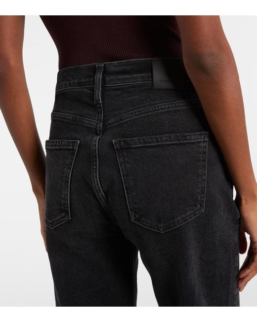 Citizens of Humanity Blue Delfina Straight Jeans