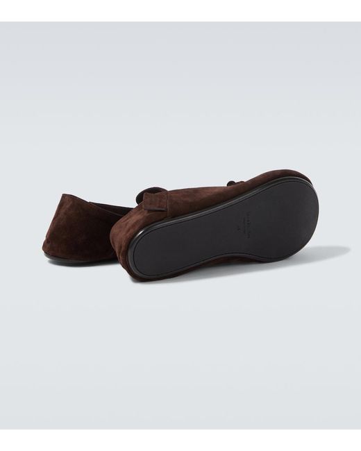 Acne Brown Bojan Suede Loafers for men