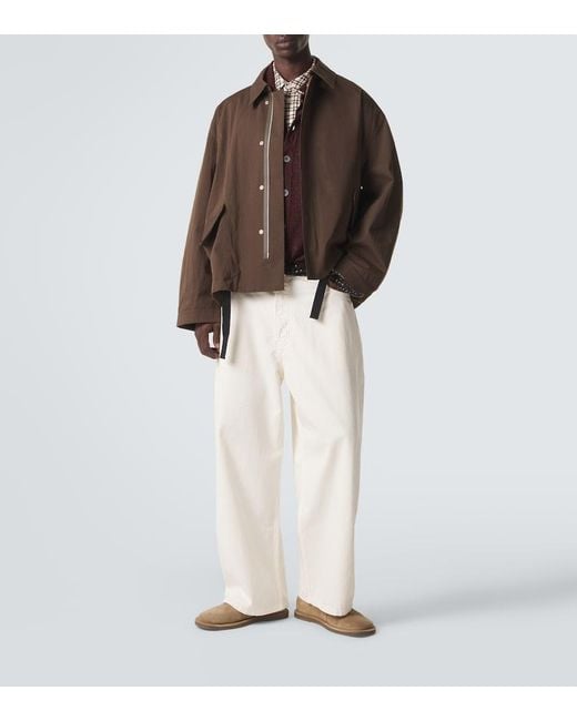 Studio Nicholson Brown Comba Cotton-Blend Jacket for men