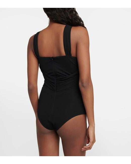 Magda Butrym Black Cutout Bodysuit