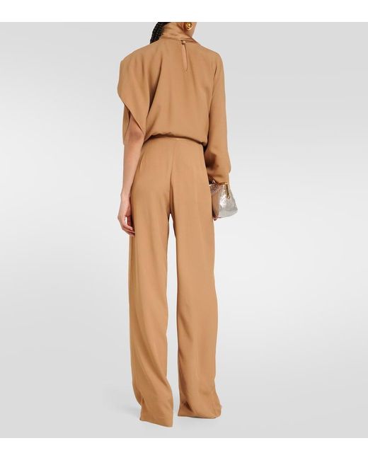 Taller Marmo Brown High-Rise Wide-Leg Pants