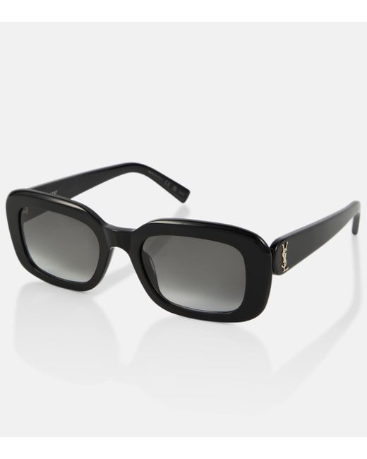 Saint Laurent Brown Sl M130 Rectangular Sunglasses