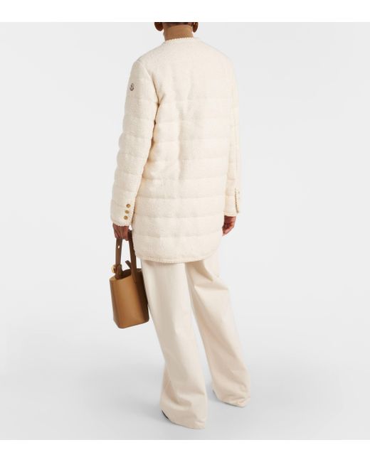 Manteau Epafo en coton melange Moncler en coloris Natural