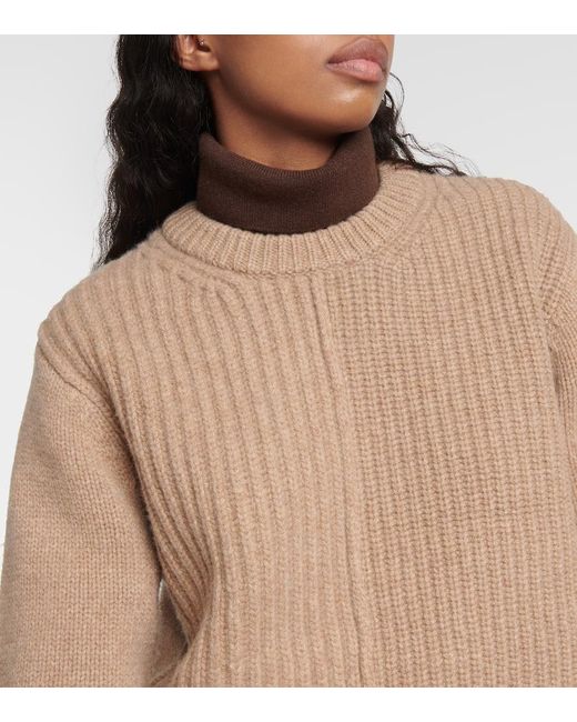 Totême  Brown Pullover aus Wolle