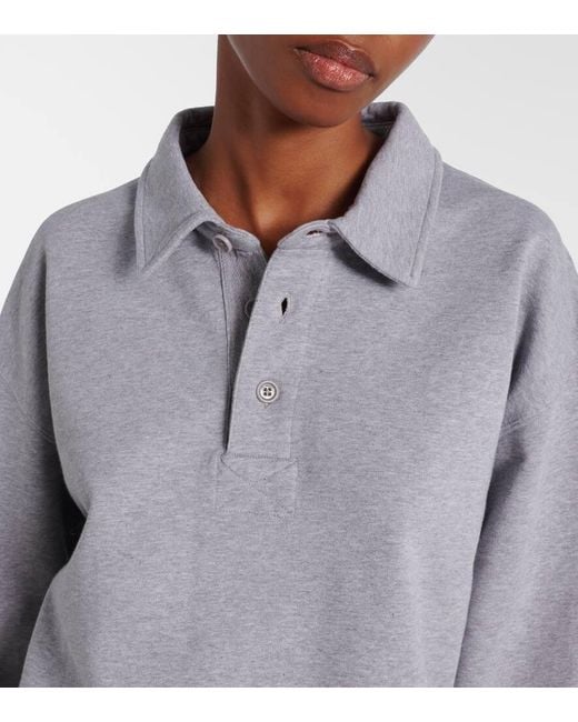 Sudadera De Jersey De Algodon Bordada J.W. Anderson de color Blue