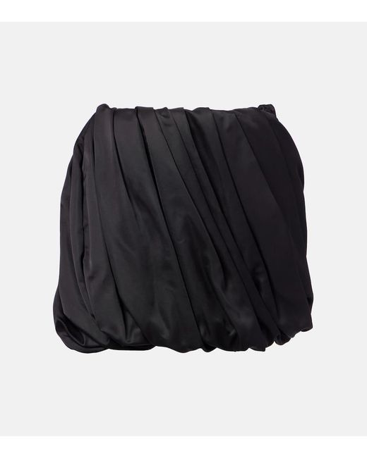 J.W. Anderson Black Minirock Aus Satin