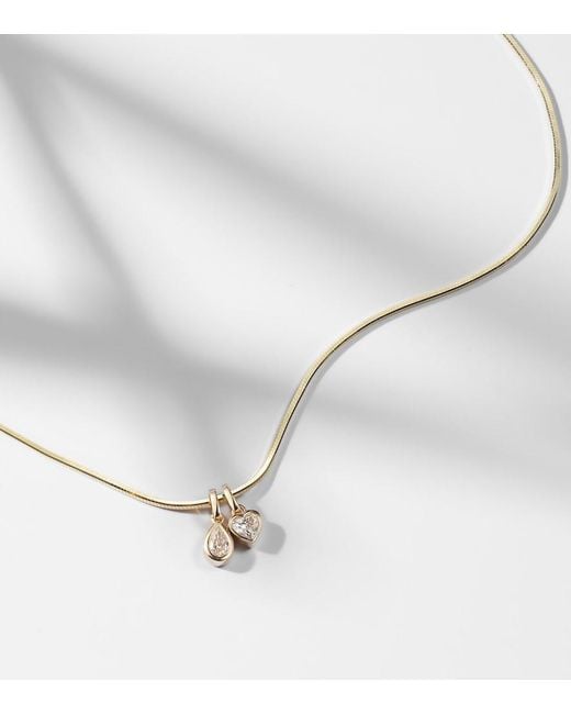 Roxanne First White 14Kt Pendant Necklace With Diamonds