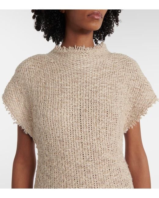 Khaite Natural Ema Hemp And Silk Maxi Dress