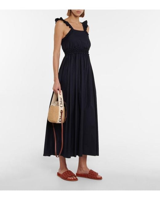 Chloé Metallic Chloe X Mifuko Woody Small Basket Tote