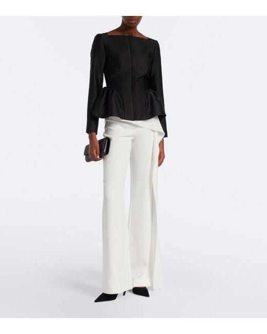 Roland Mouret Black Peplum Jacket
