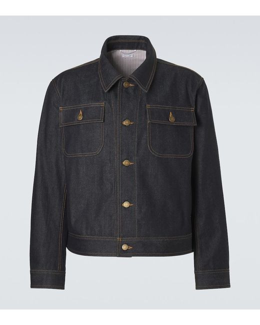 Thom Browne Black Denim Jacket for men