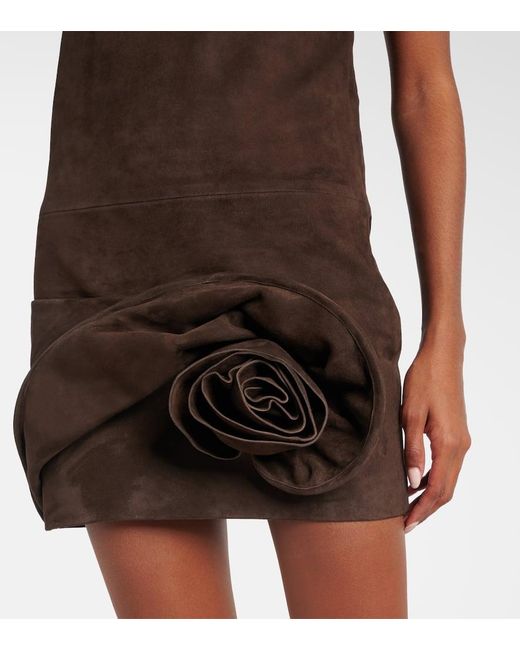 Robe En Daim Magda Butrym en coloris Brown