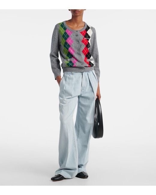 Citizens of Humanity Blue Petra High-Rise Wide-Leg Jeans