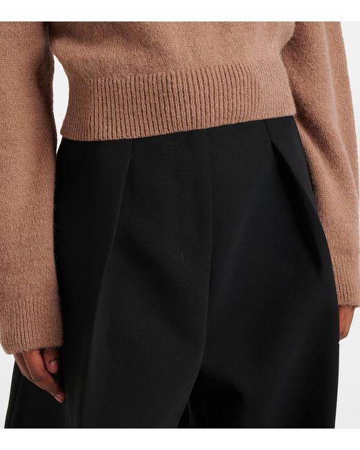 Jacquemus Brown Alpaca And Wool-Blend Sweater