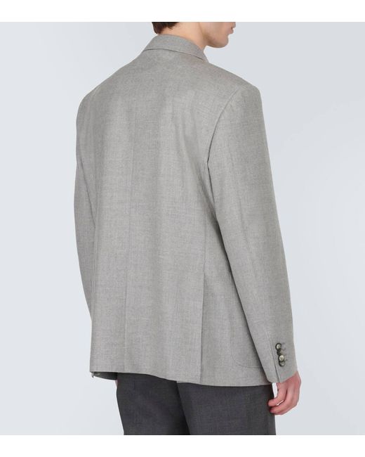 Canali Blazer aus einem Kaschmirgemisch in Gray für Herren