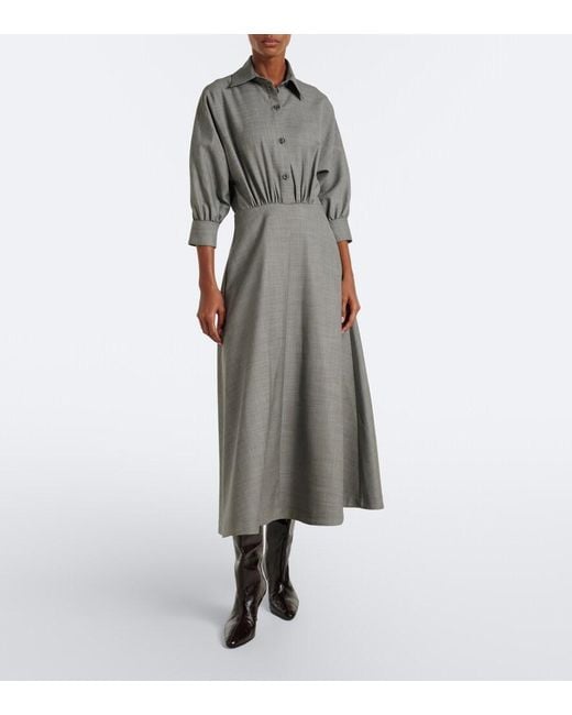 Altuzarra Gray Eleanor Wool Midi Dress