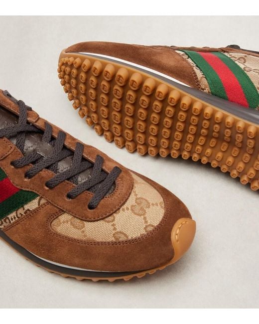 Gucci Brown Re-Motion Trainers