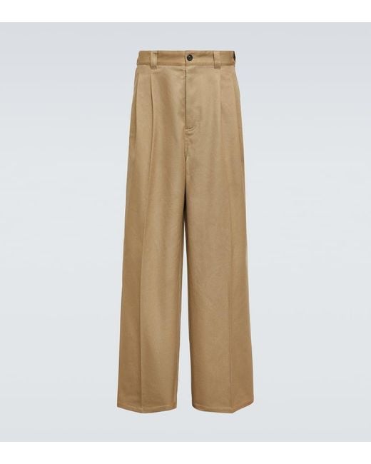 Maison Margiela X Pendleton Wide-Leg Pants in Natural for