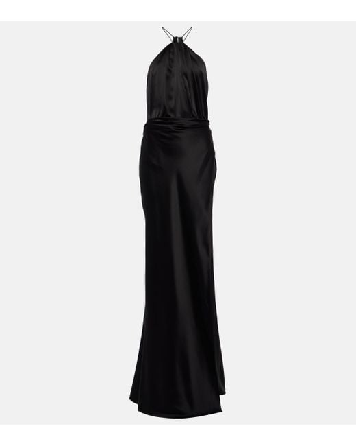 The Sei Black Silk Gown