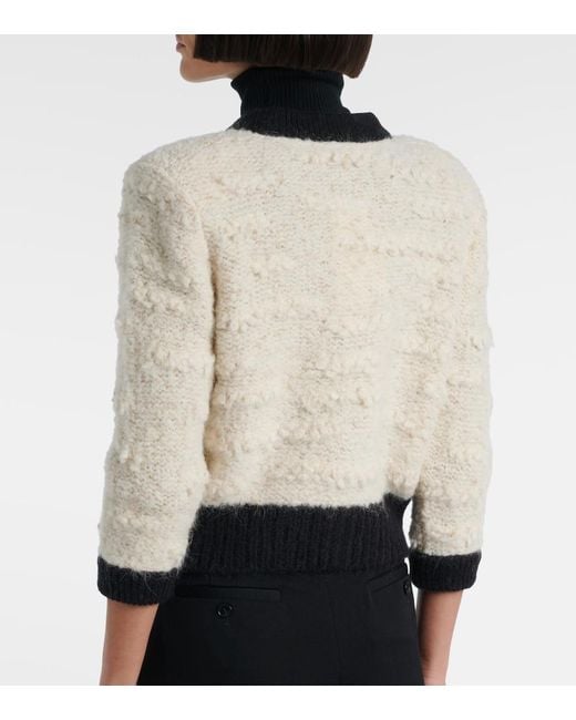 Dorothee Schumacher Black Delightful Sparkle Wool-Blend Cardigan