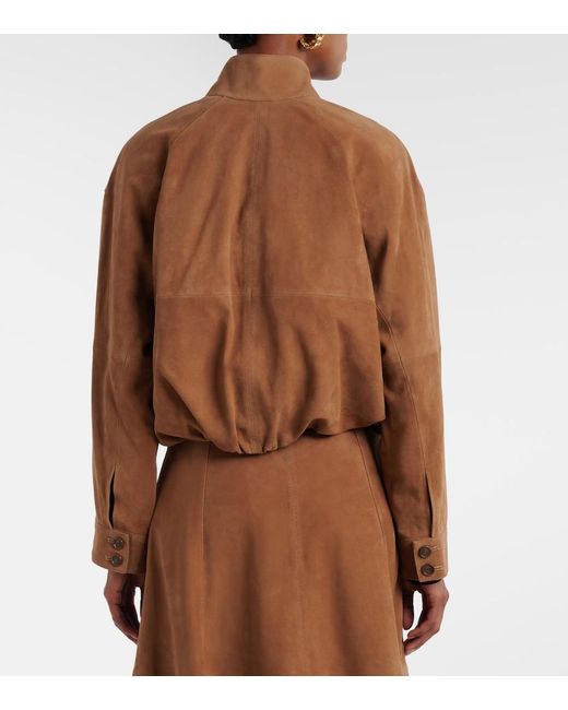 Jonathan Simkhai Brown Marley Suede Jacket