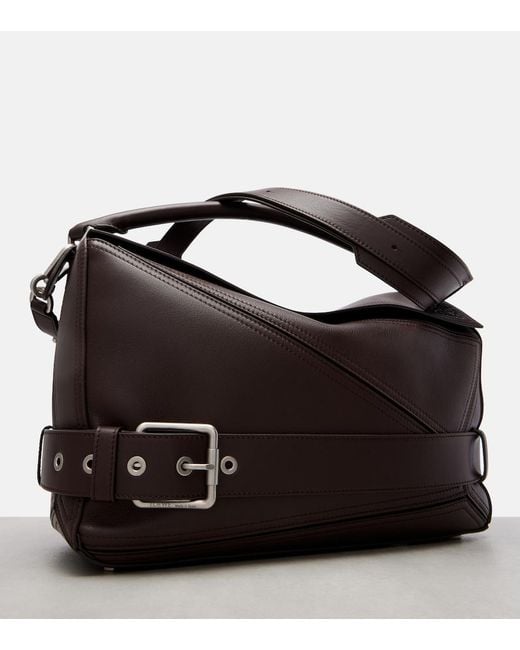 Borsa Puzzle Biker Large di Loewe in Black