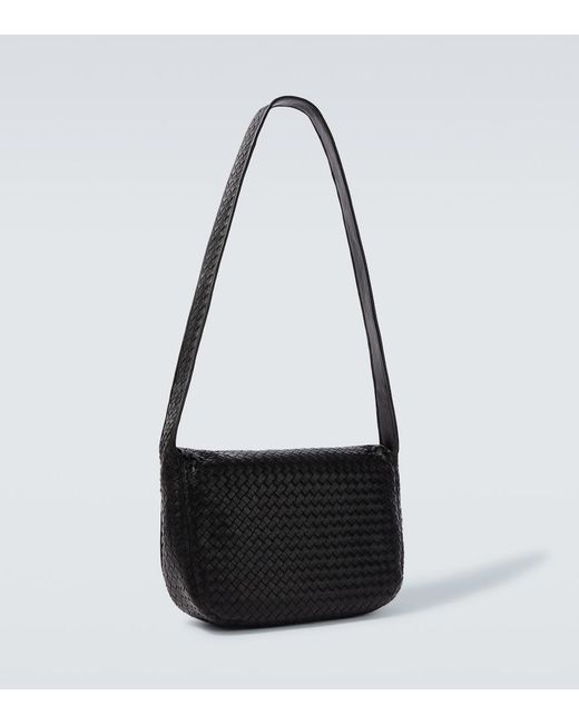 Sac Veneto Large En Cuir Intrecciato Bottega Veneta pour homme en coloris Black