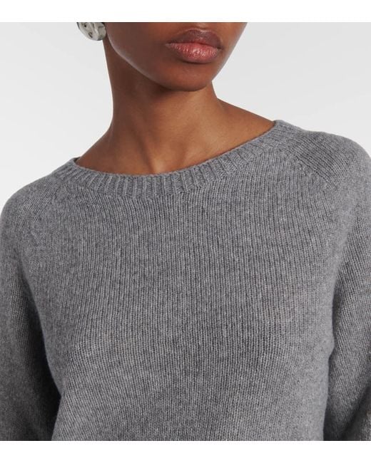 Max Mara Gray Georg Wool And Cashmere-Blend Sweater